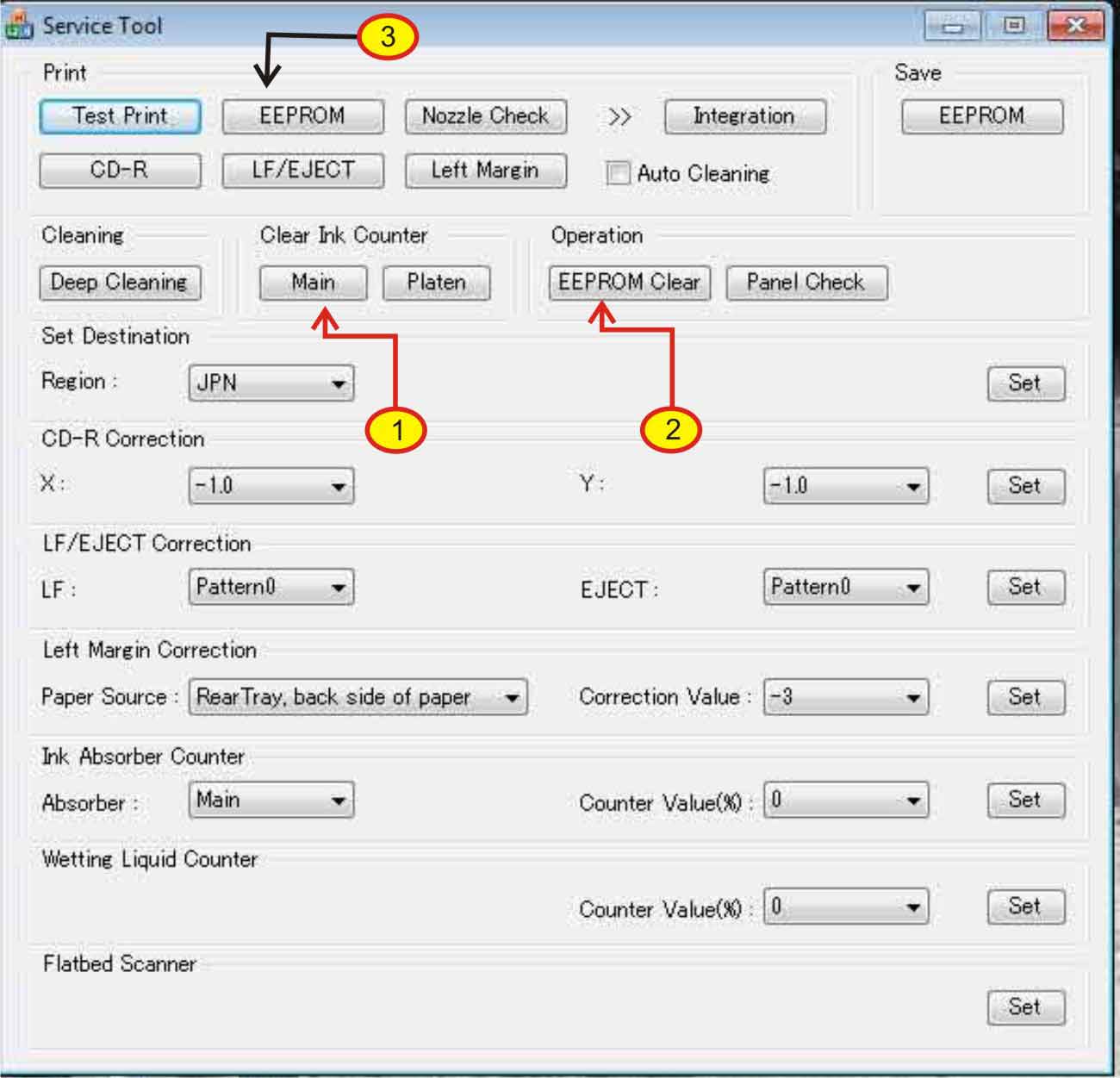how to reset canon ip2770 using service tool software ...